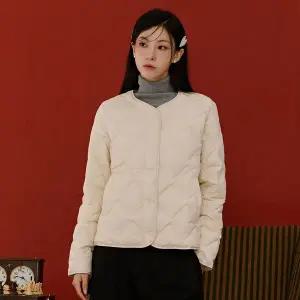 [하프클럽/체이스컬트]여성 경량 패딩 퀼팅 점퍼-DFZG4751C05