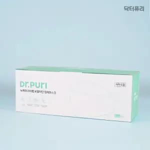 닥터퓨리 KFAD 비말차단 입체마스크 100매 번들형 화이트 대형 중형)