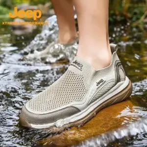 JEEP 지프 메쉬 신발 남자 미끄럼 방지 여름 통기성 운동화