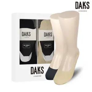 양말 숙녀 2족 선물세트 낮은망사덧신 검정 베이지 23424