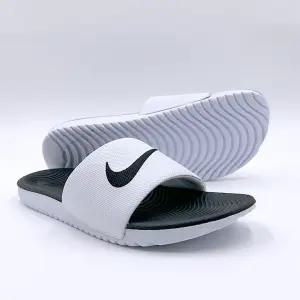 나이키 슬리퍼 카와 슬라이드 사무실 실내화 화이트 블랙 819352-100