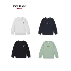 [롯데백화점]폴햄키즈 저중량 더블니트 맨투맨(폴키베어) PKF3TR3811