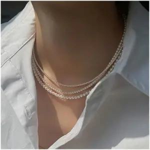 미니 진주 목걸이(2mm/3mm/4mm)