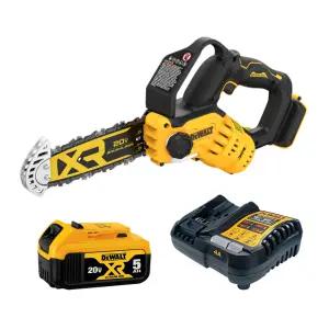 디월트 DCMPS520P1 충전 체인톱 203mm 20V 5.0Ah 배터리 1개 세트