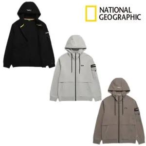 [내셔널지오그래픽](하남점)N233UFT020 남여공용 슐리언 소매포켓 트레이닝 후드 집업