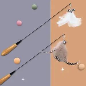 강아지장난감 스프링 낚시대 애견 2종세트 장난감 (WFJX05H)