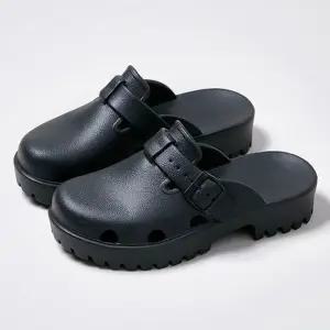 여성신발 슬리퍼 여자 버클 심플 슬리퍼 (WFJX0KS)