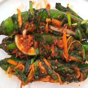 비제이마켓 국산 전라도 오이고추 소박이 1KG 국산소박이