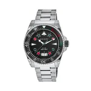 구찌 YA136221 다이브 남성 메탈 쿼츠 45mm