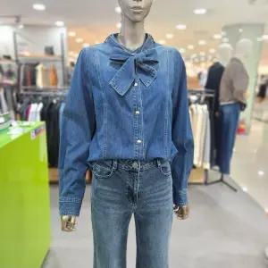 시슬리/애플아울렛/타이 데님 셔츠 SAWS35461