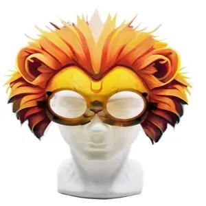 동물 파티안경 6종 / 판다가면, 호랑이가면, 사자안경 파티용품