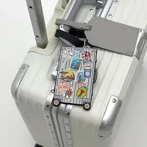 [아이스크림몰]러기지태그 캐리어 네임택 만들기 가방 이름표 키링 네임태그