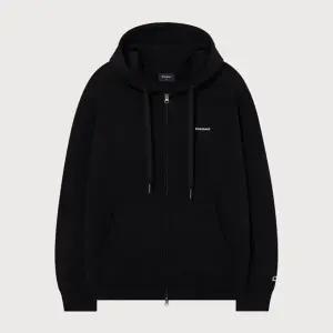커버낫. 스몰 로고 기모 후드집업 블랙 CO2503HZ04BK