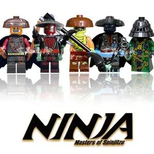 잭트 커드릭스 록스 노크트 닌자고 금지 5인용 빌딩 블록 토이 무비