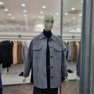 [시슬리]아르떼 셔츠형 코트 (SACT35461 멜란지그레이,멜란지베이지)