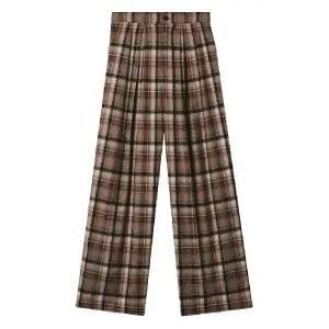 tout a coup 플레이드 체크 플리츠 팬츠 M114AF5 TP444089571