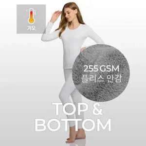 [테슬라][한정특가] 히트핏 울트라 웜 여성 발열내의 겨울 보온 방한내복 상하세트