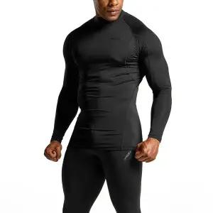 [테슬라][한정특가] 사계절 자외선차단 베이스레이어 터틀넥 골프이너웨어 긴팔