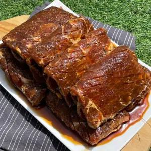 솔잎 돼지 왕구이 3.2kg 8대 간장 돼지 양념구이 돼지 목살 구이 돼지고기 목살 갈비