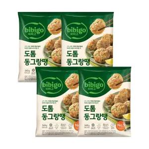 [신세계라이브쇼핑]CJ 비비고 도톰 동그랑땡 340g x4개