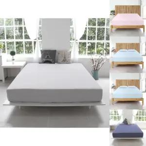 항균 매트리스커버 싱글_(S) 그레이 침대 시트 덮개/매트리스/커버/향균/메트리스/카바/밴드형/세균/걱정