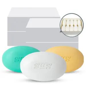 LG생활건강 알뜨랑 비누 130g 40개 그린 엘로우 화이트