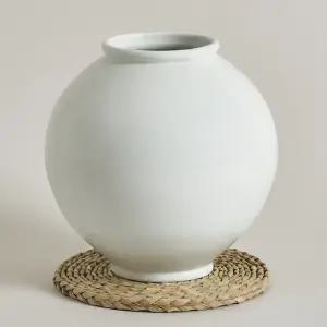 박수재 작가 도담 달항아리 대 3호 화병 27cm 오브제 도자기 백자