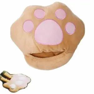 USB 방한 온열신발 스타일 브라운 따뜻한 실내화 발워