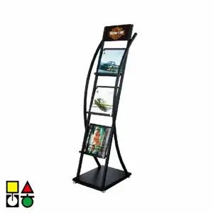 카다로그 스탠드 A4 1열 3단 거치대 카달로그 팜플렛