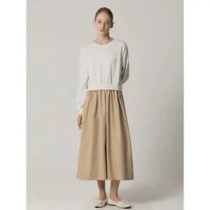 [하프클럽/오조크]기모 맨투맨 레이어드 롱 원피스 (택가격 108000원)