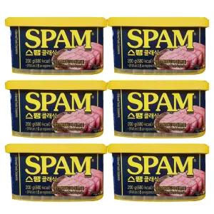 CJ제일제당 스팸 클래식 200g 6개 / 써클