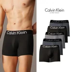 CK 남성 속옷 팬티 볼드로고 마이크로 박서 브리프 드로즈 트렁크 5장 세트 NP2683O-900