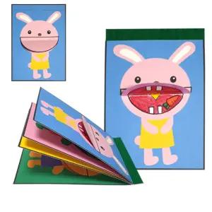 5인세트 동물수업 북아트 그림책만들기 미술재료 키트 초등놀이 유아