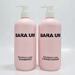 바라움 블랙베리솝 샴푸/컨디셔너 세트 향기 좋은 냄새 오래가는 약산성 지성 두피 청소년 사춘기 머리냄새 제거