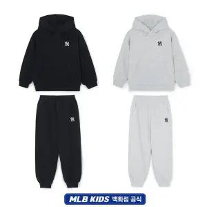 갤러리아 MLB엠엘비키즈 베이직 스몰로고 아동후드티셋업(7AHDB0161/7APTB0161)