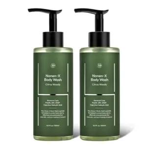 히이즈 냄새&체취삭제 클렌징케어 사계절 바디워시 시트러스 우디향 2개 500ml
