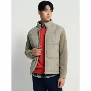 [빈폴] 니트소매 구스 미들 다운 - 베이지 (BC4X38O06A)