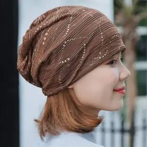 [마카담아]패션비니   여름비니   항암모자   항암비니   여성여름비니   시원한 비니   항암두건