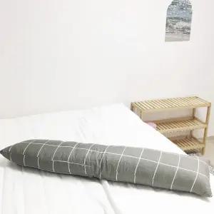 일자 바디필로우/일자형 안고자는 롱 쿠션 긴 베개 수면 숙면 침대 가정용 심플 대형 사각 국산