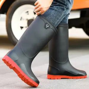 국민 작업용 낚시 농부 긴장화/장화/부츠/신발/레인/작업화/경량/안전화/방수/주방화/미끄럼방지/남성/안전