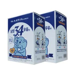 남양 3.4 우유맛 스틱 60T 30Tx2개 자판기우유 분말