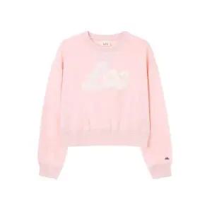 [LEE] 우먼 부클 유니언 로고 맨투맨 핑크 LE2403CR60PI 897504