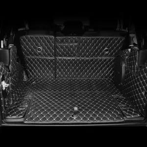 지프 랭글러 퀼팅 가죽 쿠션 풀커버 트렁크매트 차박