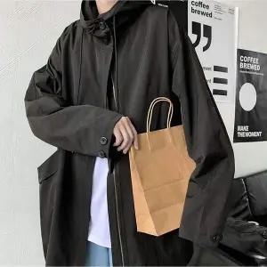 야상 간절기 점퍼 후드 자켓 남자 롱 캐주얼