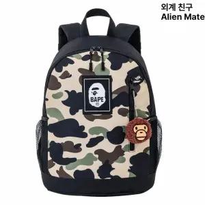 백팩 잡지부록 bape a형 마일로 포함 키링 가방 턴백 잡지 크로스백 확장형