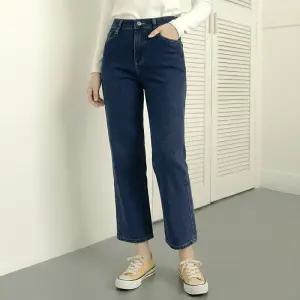 [올리비에스클로젯] 스티치 세미 와이드 데님 팬츠_O2601DP002A