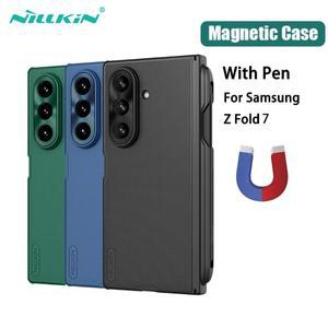 삼성 갤럭시 Z 폴드 7 맥세이프 케이스 Nillkin 프로스트 커버 펜 포함