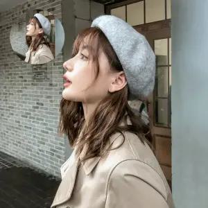 (제스트)혼방 울 여성 러블리 겨울 베레모 빵모자 화가모자 울