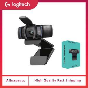 Logitech C920e HD Pro 웹캠 녹화 USB 스마트 1080p 웹캠 컴퓨터 업그레이드 버전 미니 카메라 웹캠