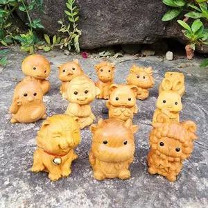 장식품 부적 띠별 측백나무 12지신 12간지 행운 십이지